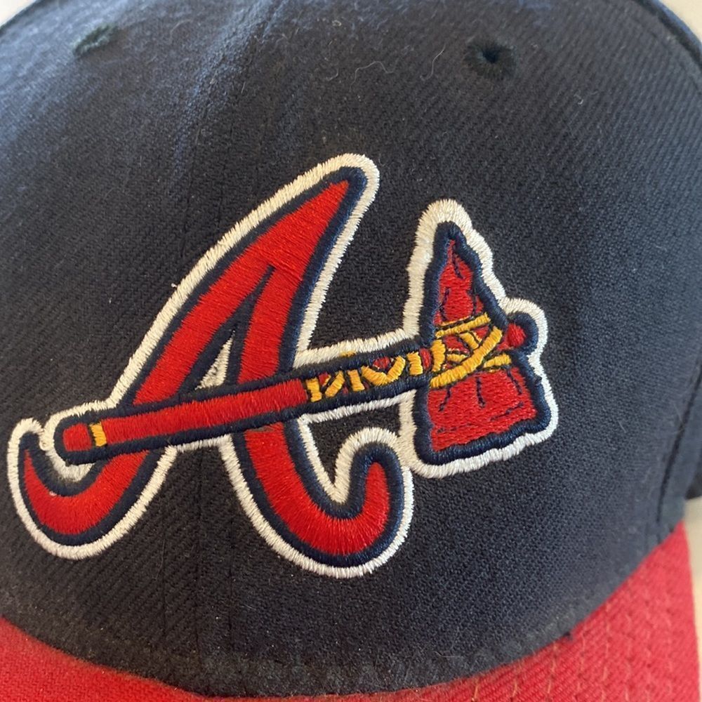 Atlanta Braves fitted Sz 7 56cm MLB - Picture 5 of 8
